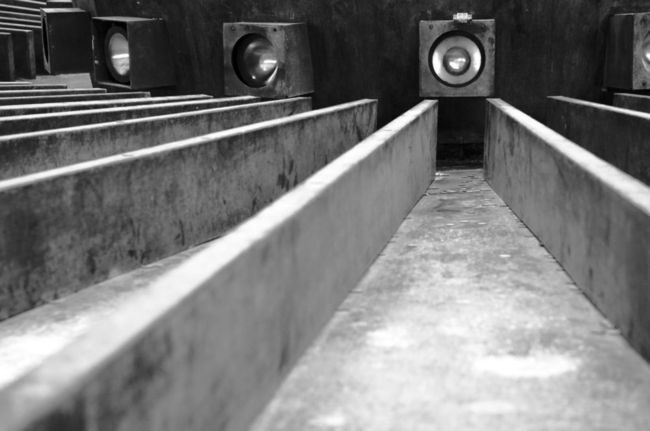 Empty fountain. Hirshorn.