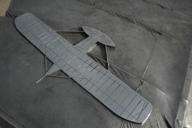 Pillar detail in front of Air and Space