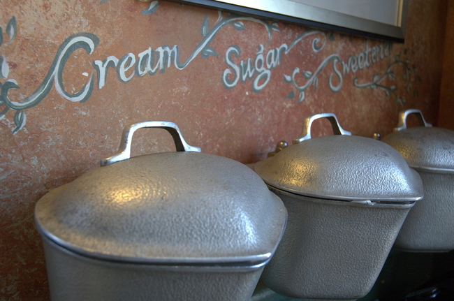 Sturdy containers provide all you'd need for your coffee.