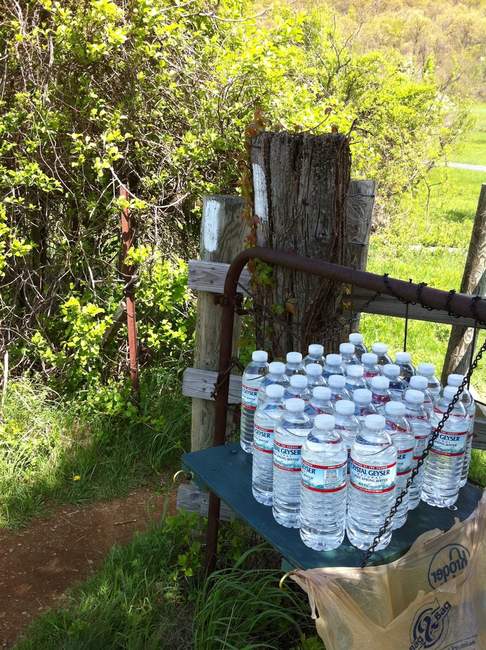 Woohoo! Trail magic!