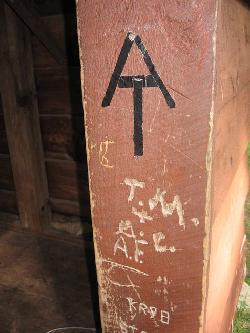 AT symbol in electrical tape