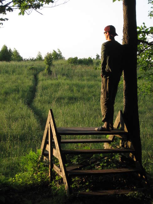 Phil surveys the landscape