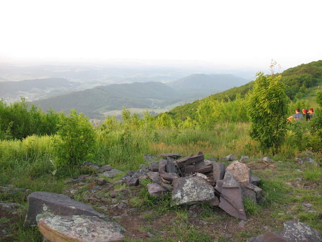 Admiring the view from the spot we picked to watch the sunset