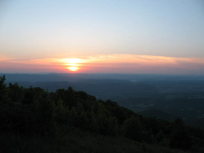 Sunset with West Virginia