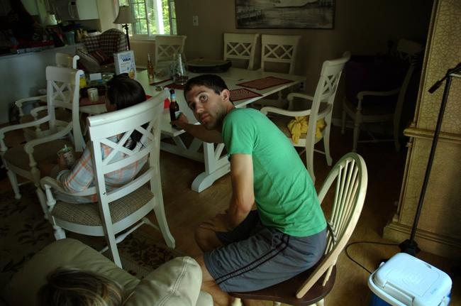 I catch Tommy off guard