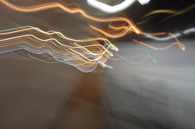 Long exposure in the tunnel near Chinatown