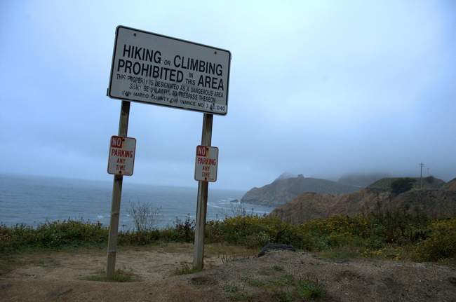 I am sure that this particular sign is ignored thoroughly