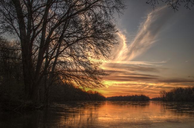 Sunset over the Potomac