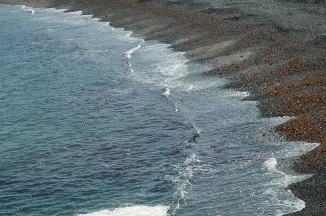 Jagged shore. Marblehead, MA.