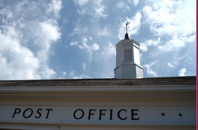 Awesome clouds above the post office