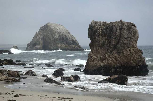 The Monolith, seen as we approach it