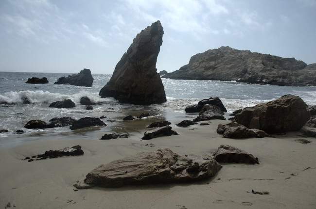 Another view of the Monolith rock from another direction