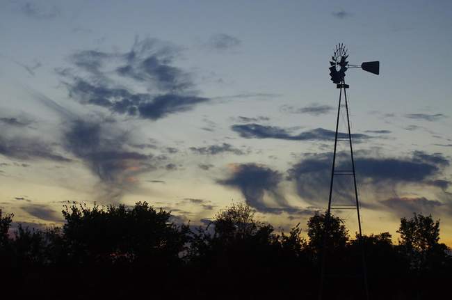 The windmill at Heritage Farm