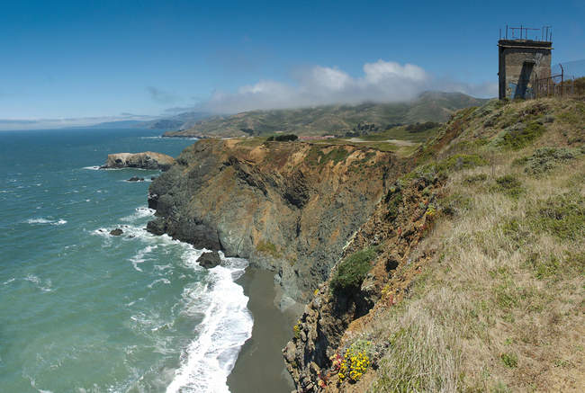 A lookout tower past Marin Headlands
