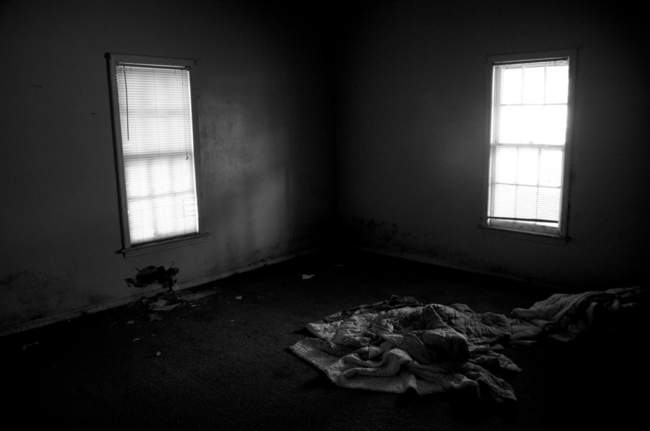 This was someone's room at some point. It's hard to envision that now.