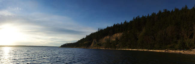 Looking north on Whidbey Island