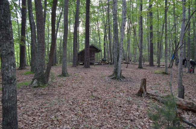 Side view of Wapiti Shelter