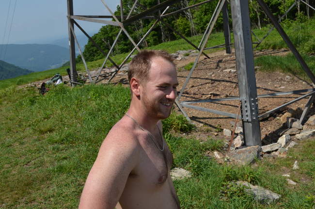 Trout enjoying the breeze