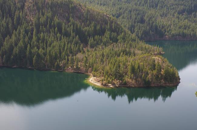 The site of a summer camp off of Diablo Lake