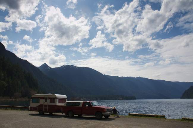Gorgeous lake on the way towards Ozette Gorgeous lake on the way towards Ozette