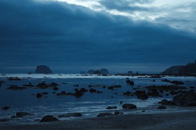 Everything turned extra blue Everything turned extra blue