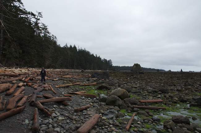 The tedious six miles back to the car The tedious six miles back to the car