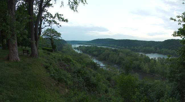 Another nice viewing spot over the Potomac