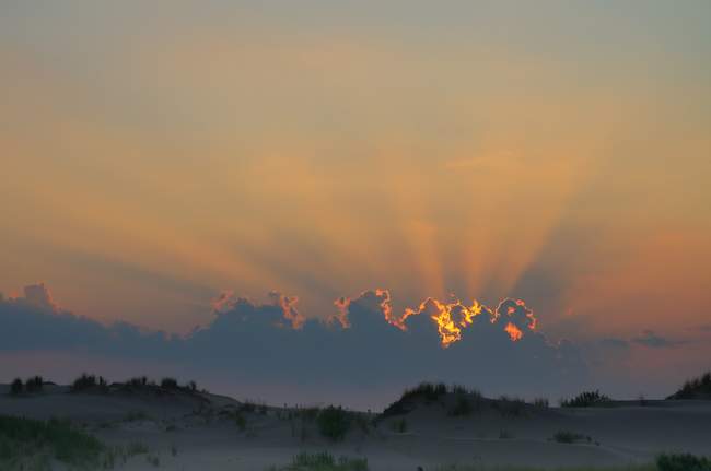 Sunset at Jockey's Ridge