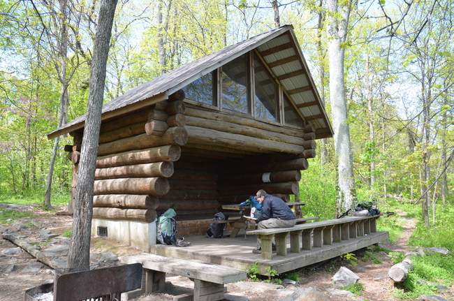 The Ed Garvey Shelter on the AT
