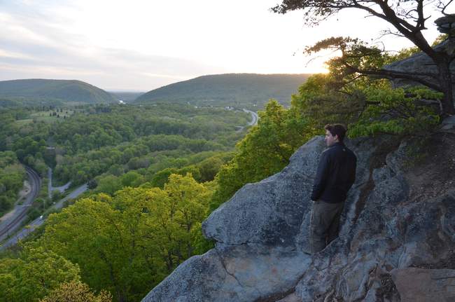 Waiting for the sun to go down