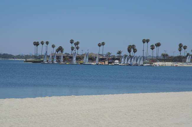 The view from the Catamaran