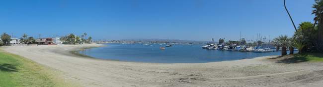 The bay during the day