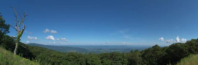Browntown Valley Overlook (2890ft, E)