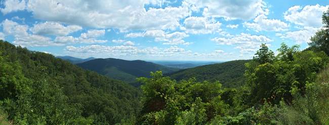Tunnel Parking Overlook (2510ft, W)