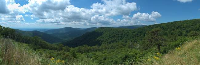 Pinnacles Overlook (3320ft, W)