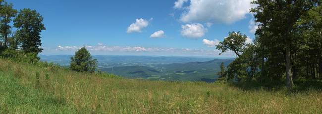 Jewell Hollow Overlook (3320ft, W)