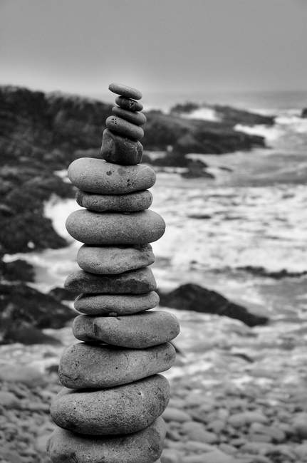 I tried to stack one more, but that didn't work out so well.