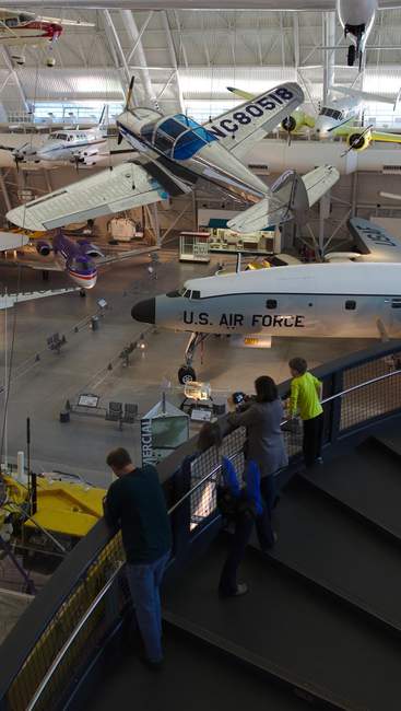 The spiral stairs, for scale