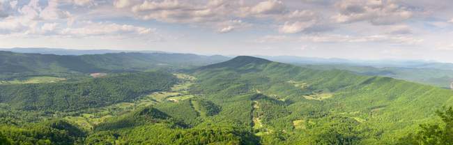 The view from McAfee Knob. Afternoon.