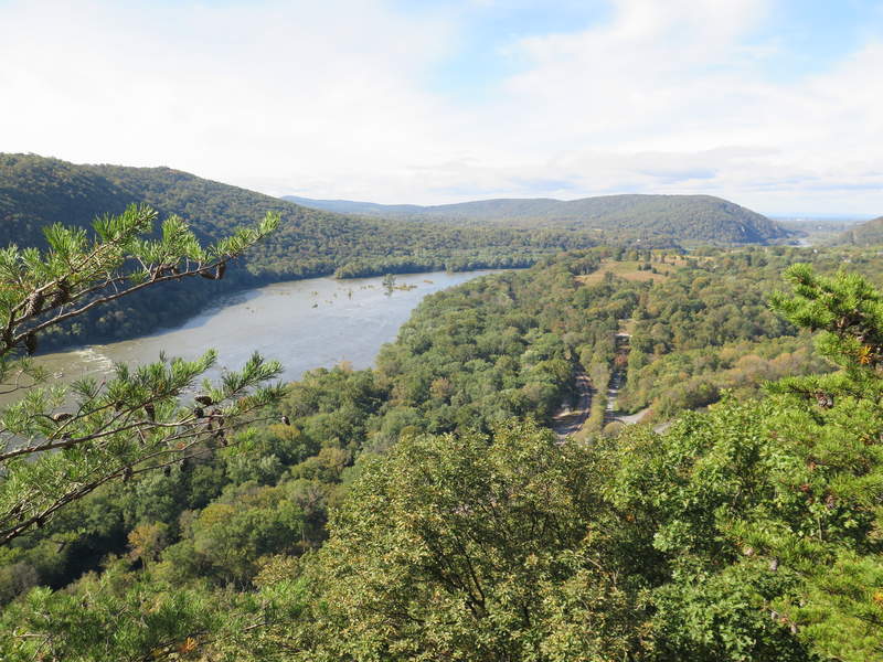 The view from Weverton, mid morning