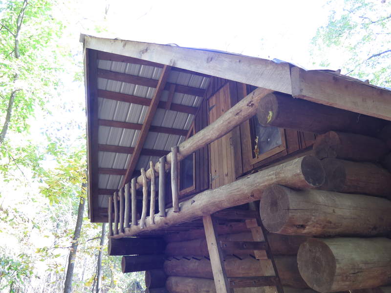 The back loft of the Ed Garvey Shelter