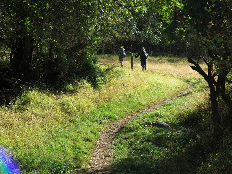 Working our way past the church