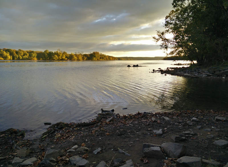 A crisp, cold morning with Autumn colors