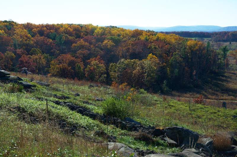 Looking southwest from Little Round Top