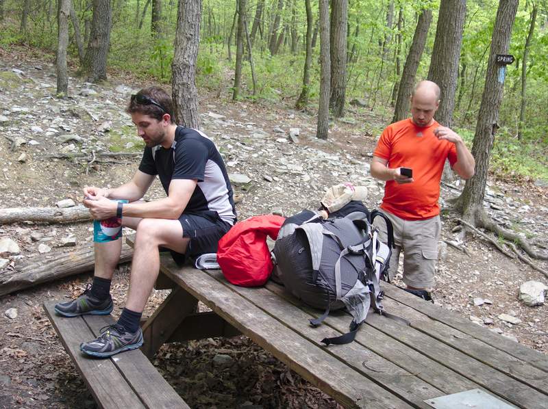 We stop for lunch and water at Alec Kennedy