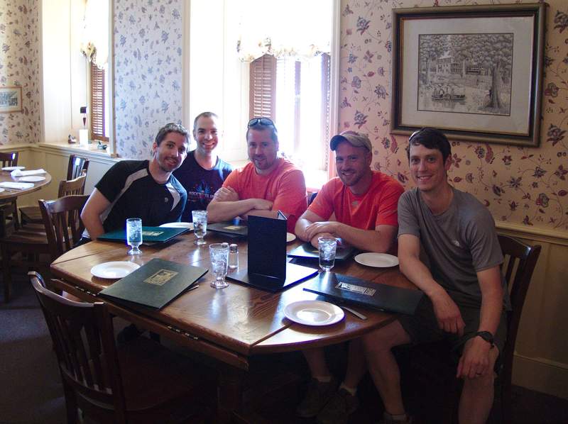 Dinner at Boiling Springs Tavern