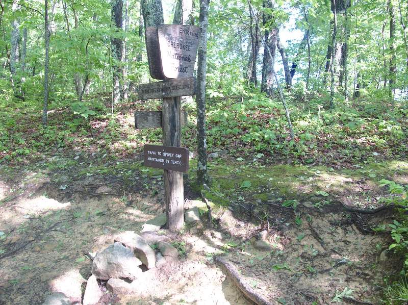 3.5 miles in we cross into Tennessee