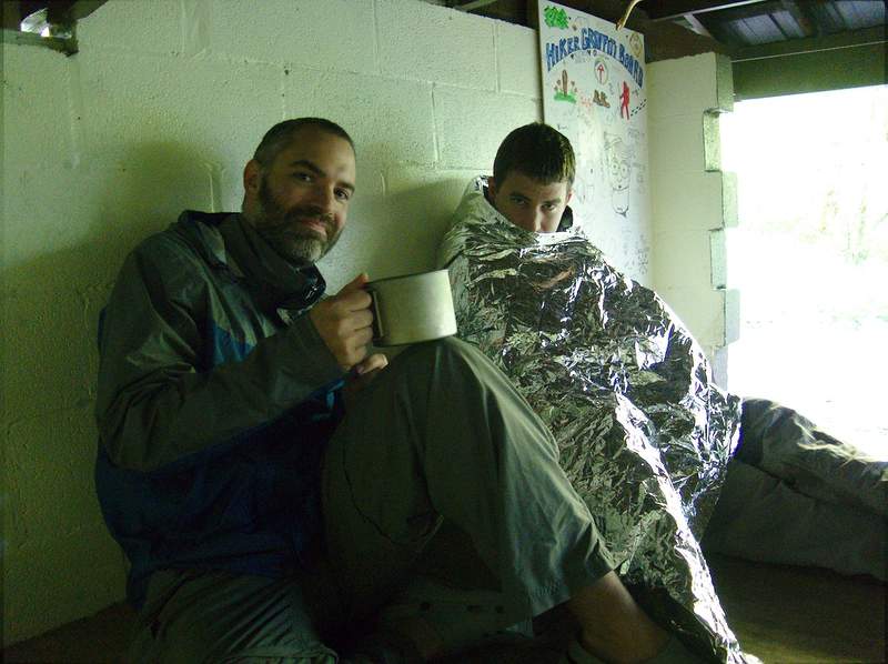 Factor doing his best impersonation of a Chipotle burrito. I'm impressed.